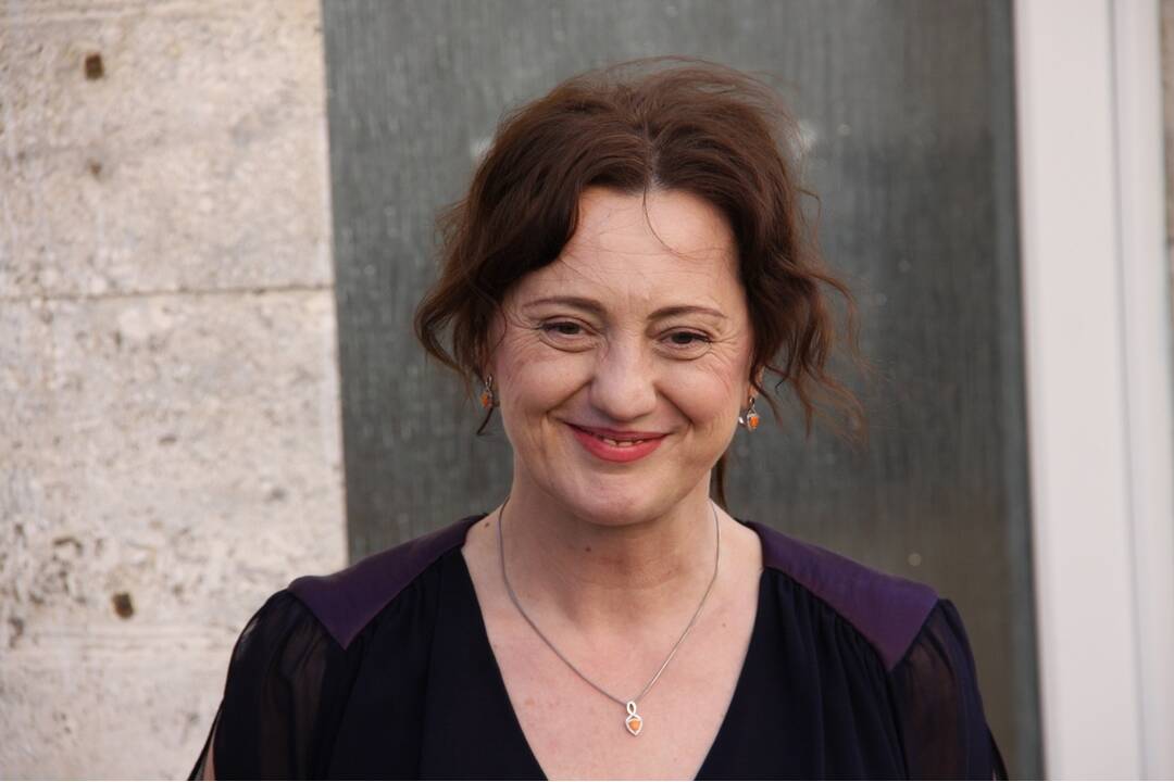 FOTO: Herečka Éva Bandor má svoju hviezdu na chodníku slávy v Komárne, foto 1