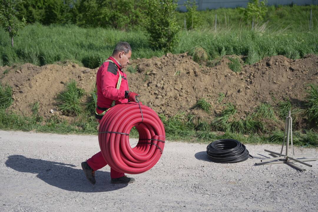 FOTO: Stavebné práce na ceste Stará Jarocká v Nitre, foto 3