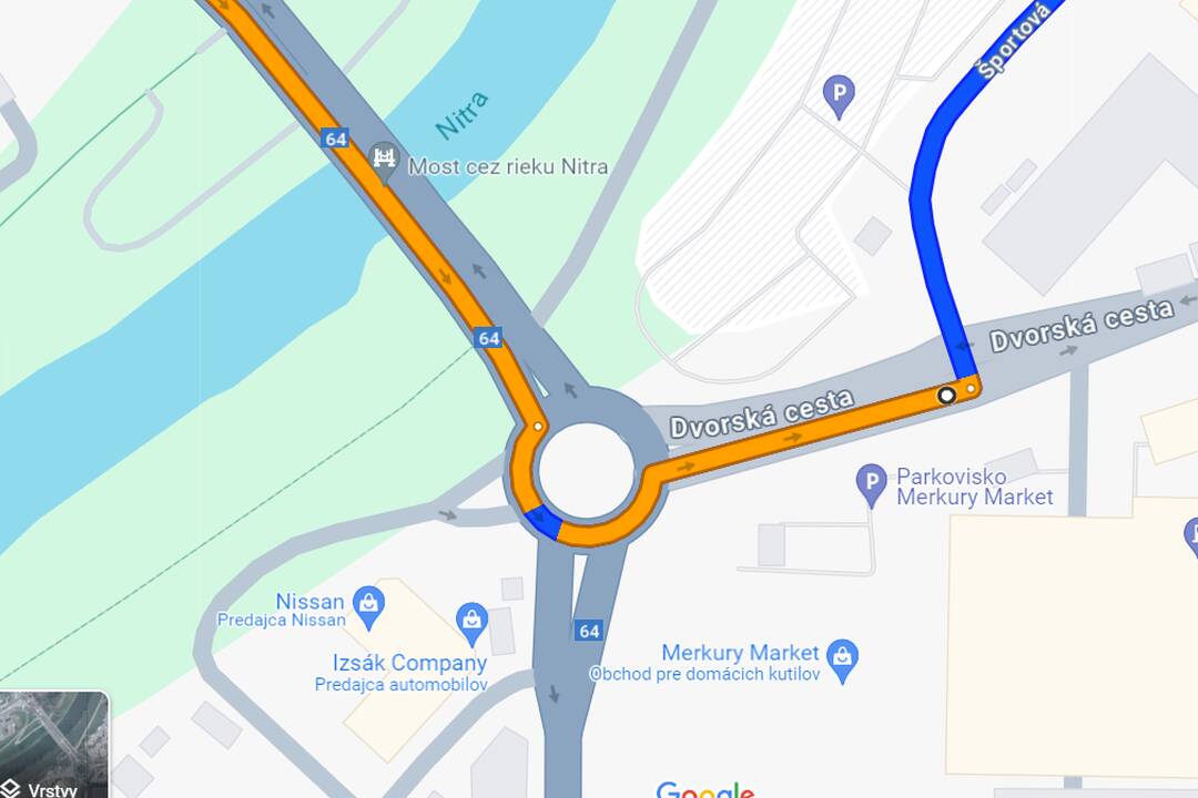 FOTO: Prevrátený kamión v Nových Zámkoch, foto 2