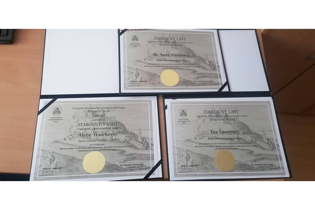 FOTO: Ocenené sociálne pracovníčky z Nitry, foto 1