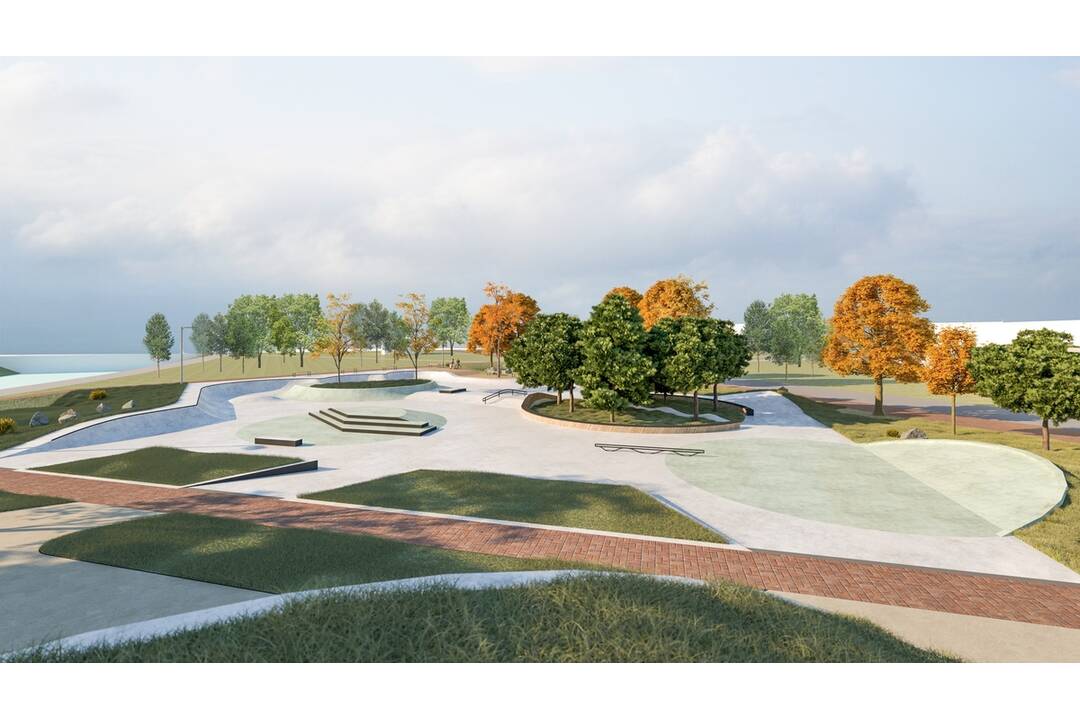 FOTO: Takto by mal vyzerať skatepark a multifunkčný areál na Chrenovej v Nitre, foto 4