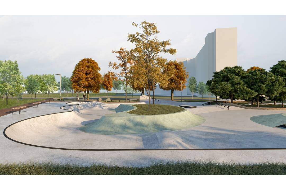 FOTO: Takto by mal vyzerať skatepark a multifunkčný areál na Chrenovej v Nitre, foto 6
