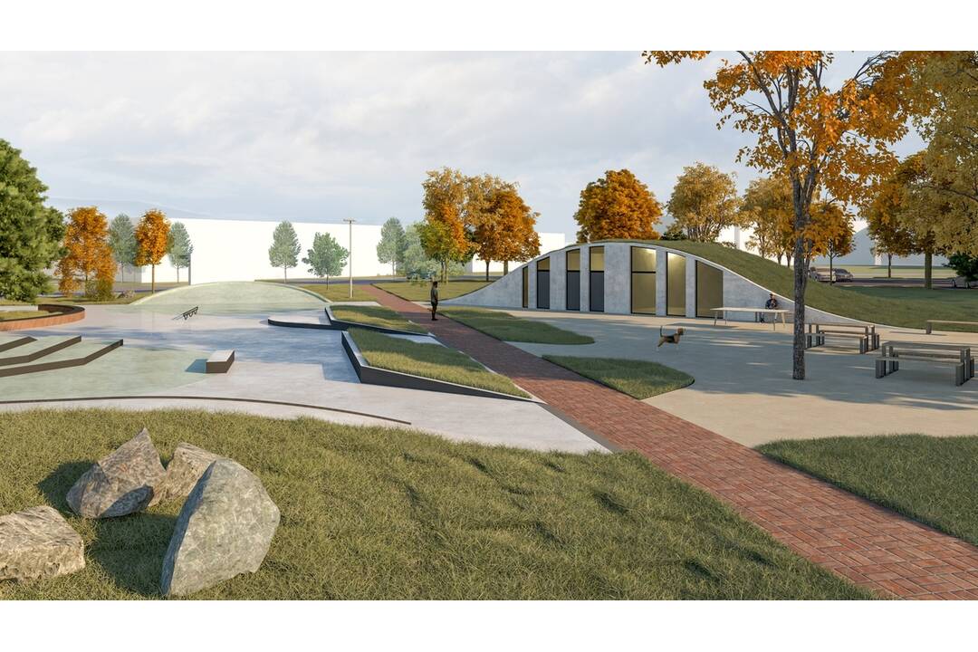 FOTO: Takto by mal vyzerať skatepark a multifunkčný areál na Chrenovej v Nitre, foto 2