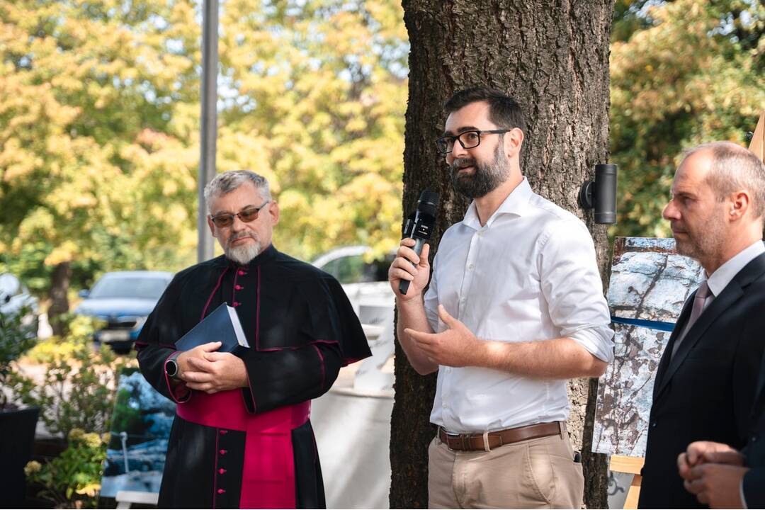 FOTO: Vylepšenú Via ferratu Zobor v Nitre otvorili s veľkou pompou, foto 3