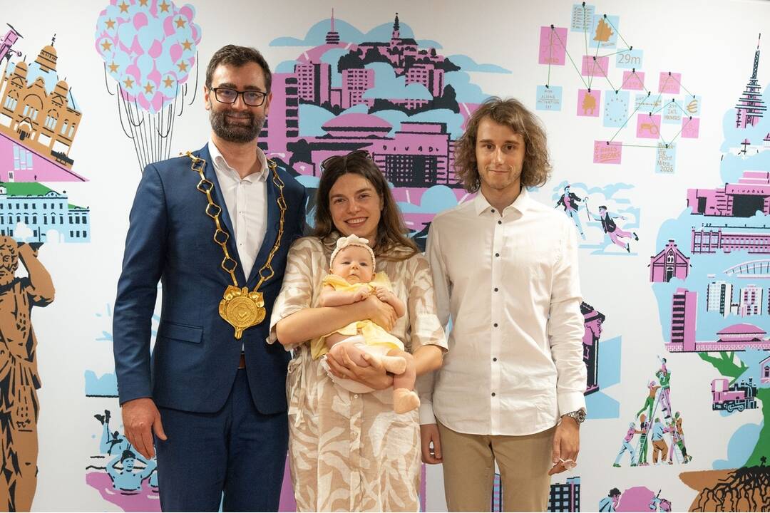 FOTO: Najmenších Nitranov privítali ceremóniou na radnici , foto 16