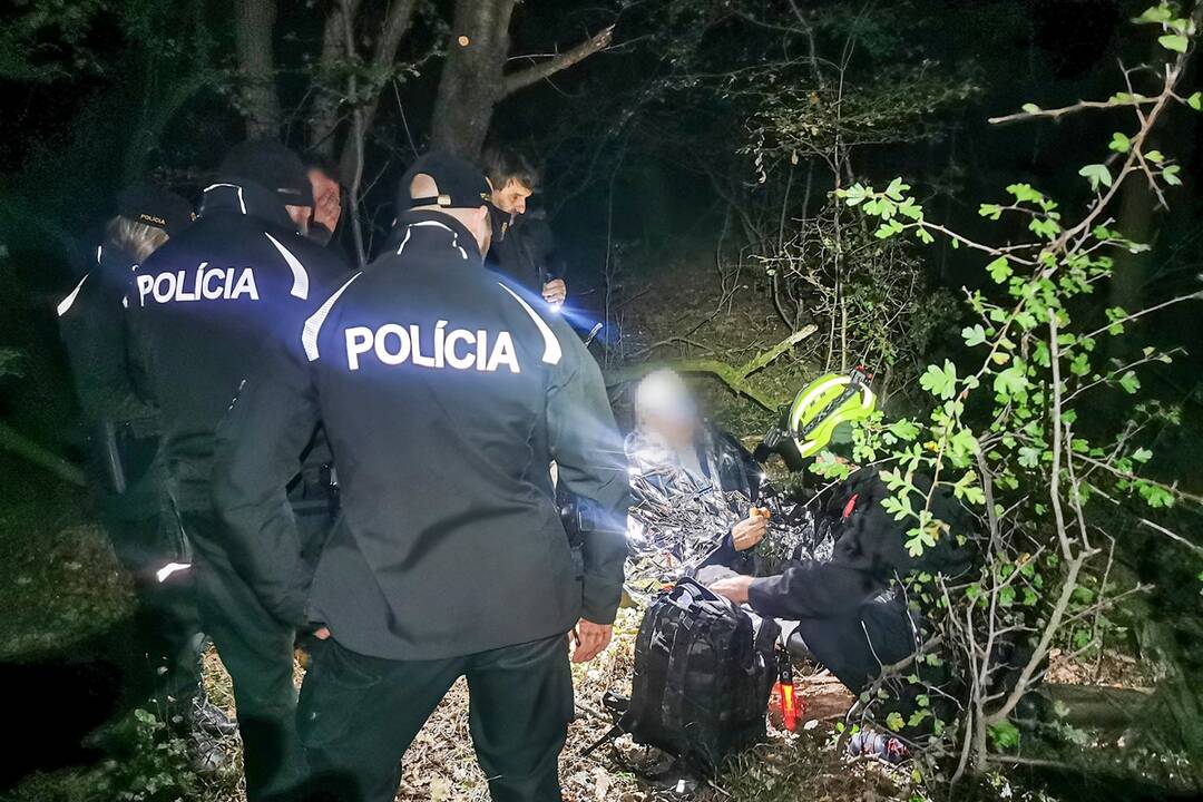 FOTO: Pátracia akcia po stratenom hubárovi v okrese Nitra mala šťastný koniec, foto 5