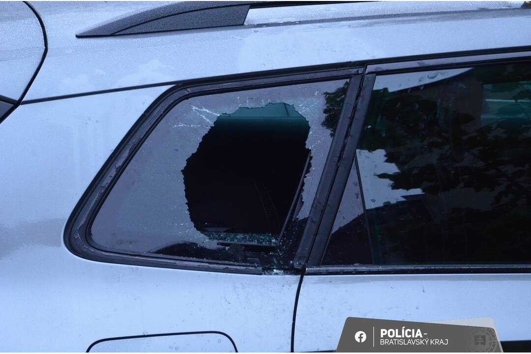 FOTO: Vandal zo Šale vyčíňal v uliciach Bratislavy, zničil viacero áut a chystal sa kradnúť, foto 3