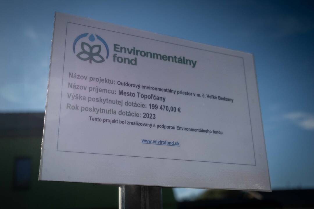 FOTO: Nový environmentálny priestor vo Veľkých Bedzanoch vyzerá ako z budúcnosti, foto 11
