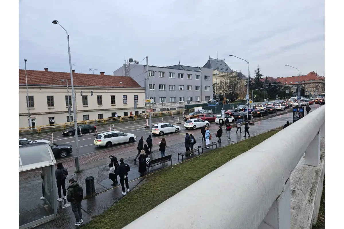 FOTO: Rekonštrukčné práce na križovatke ulíc Damborského, Štúrova a Piaristická v Nitre, foto 6