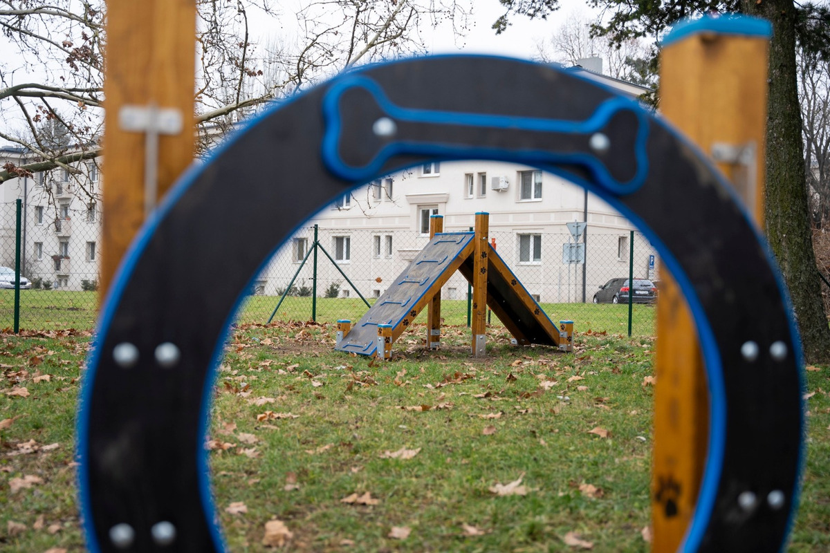 FOTO: V Nitre postavili nový výbeh pre psov. Je plný moderných prekážok a hracích prvkov, foto 1