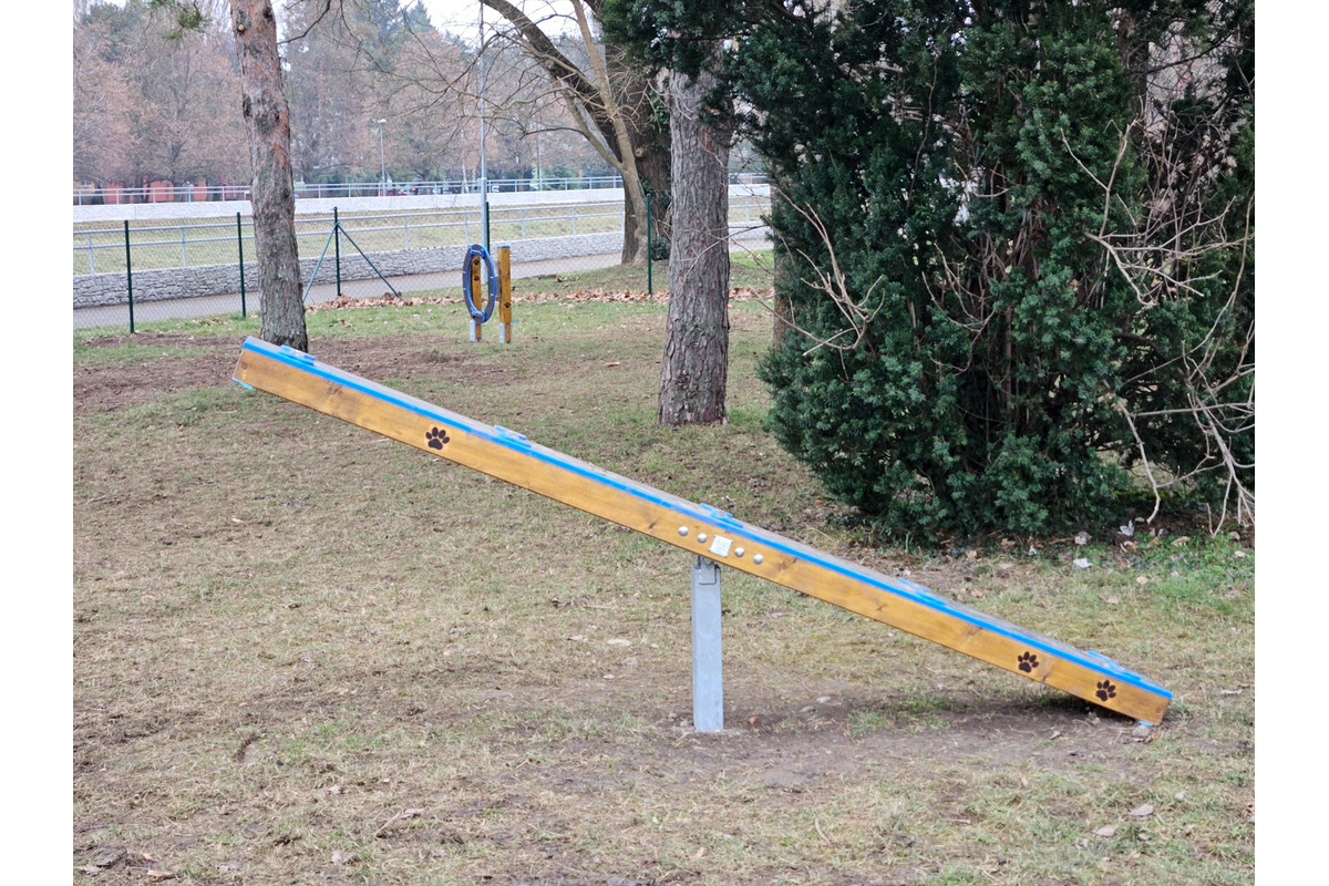 FOTO: V Nitre postavili nový výbeh pre psov. Je plný moderných prekážok a hracích prvkov, foto 12