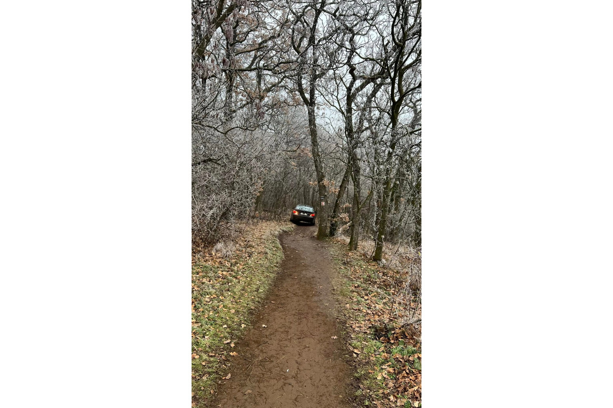 FOTO: Po turistických chodníkoch pod Zoborom sa opäť niekto premával na autách, foto 3
