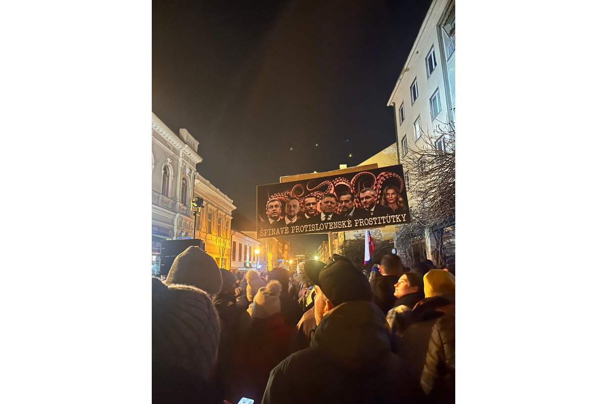 FOTO: Protivládny protest v Nitre prilákal tisíce ľudí, foto 3
