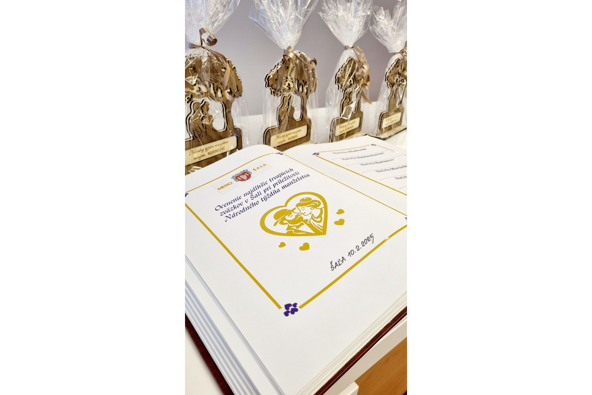 FOTO: Páry ocenené v Šali v rámci Národného týždňa manželstva, foto 15