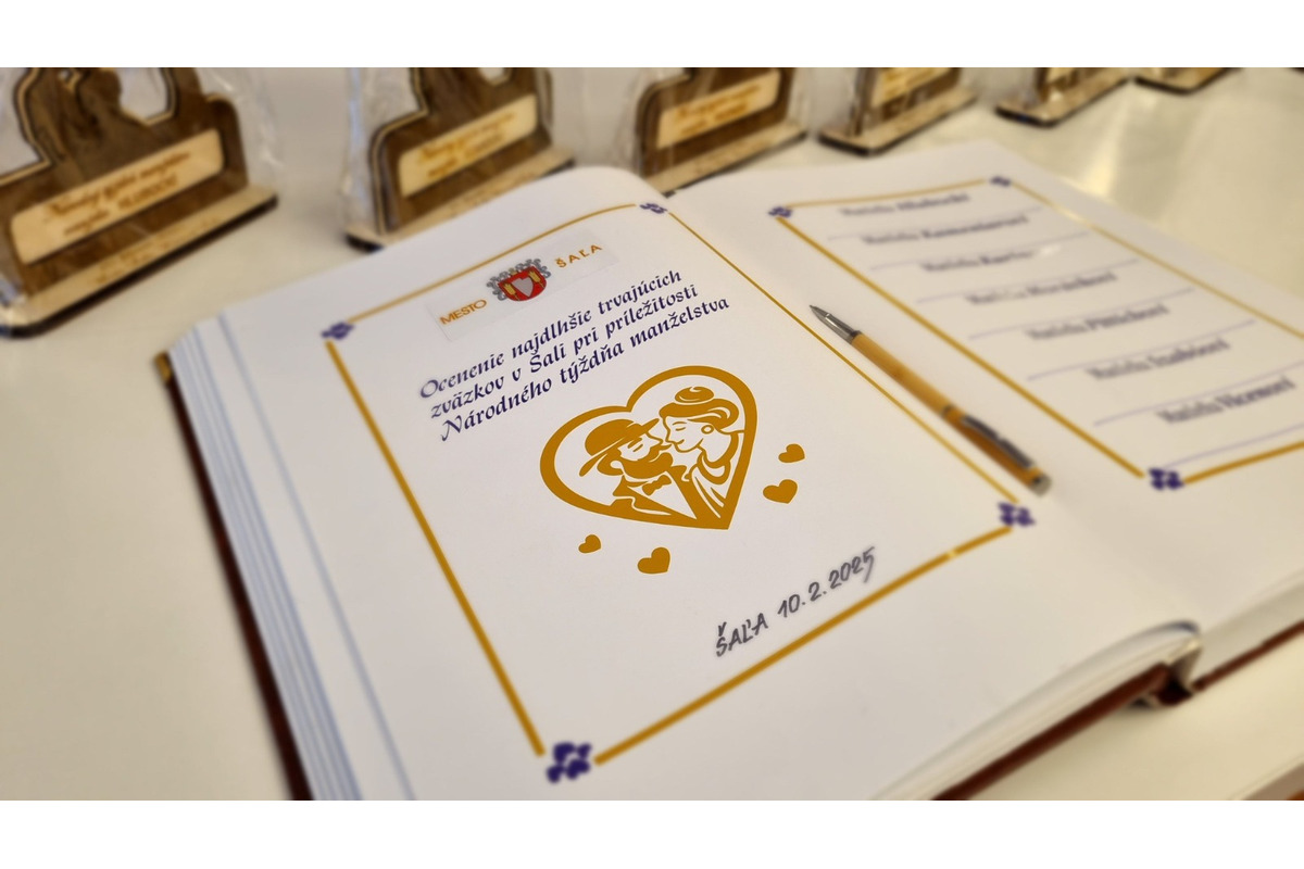 FOTO: Páry ocenené v Šali v rámci Národného týždňa manželstva, foto 26
