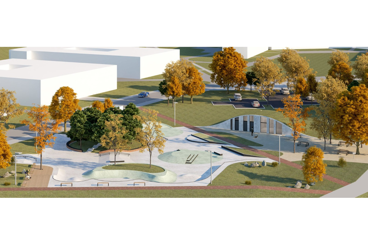 FOTO: Projekt skateparku a multifunkčného areálu na Chrenovej v Nitre, foto 1