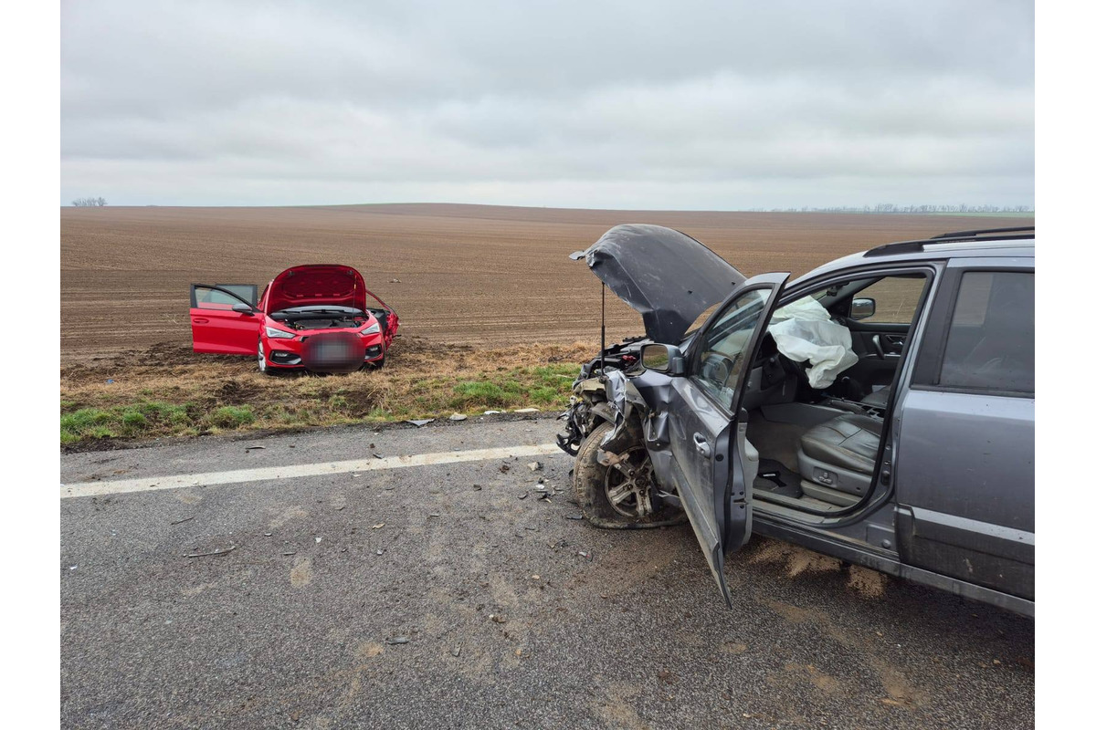 FOTO: Nehoda dvoch áut pri Leviciach 12. 3. 2025, foto 2