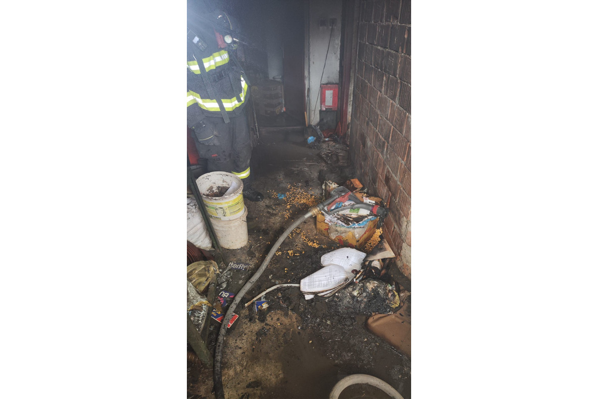 FOTO: Požiar pivnice v Jasovej 24. marca, foto 1