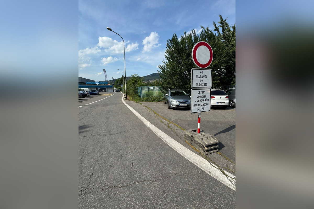 FOTO: ME vo futbale do 21 rokov si v Nitre vyžiada viaceré dopravné obmedzenia, foto 2
