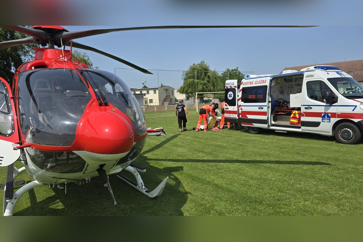 FOTO: Tri zásahy v jeden deň. Záchranári z Nitry pomáhali deťom aj 60-ročnému mužovi, foto 1