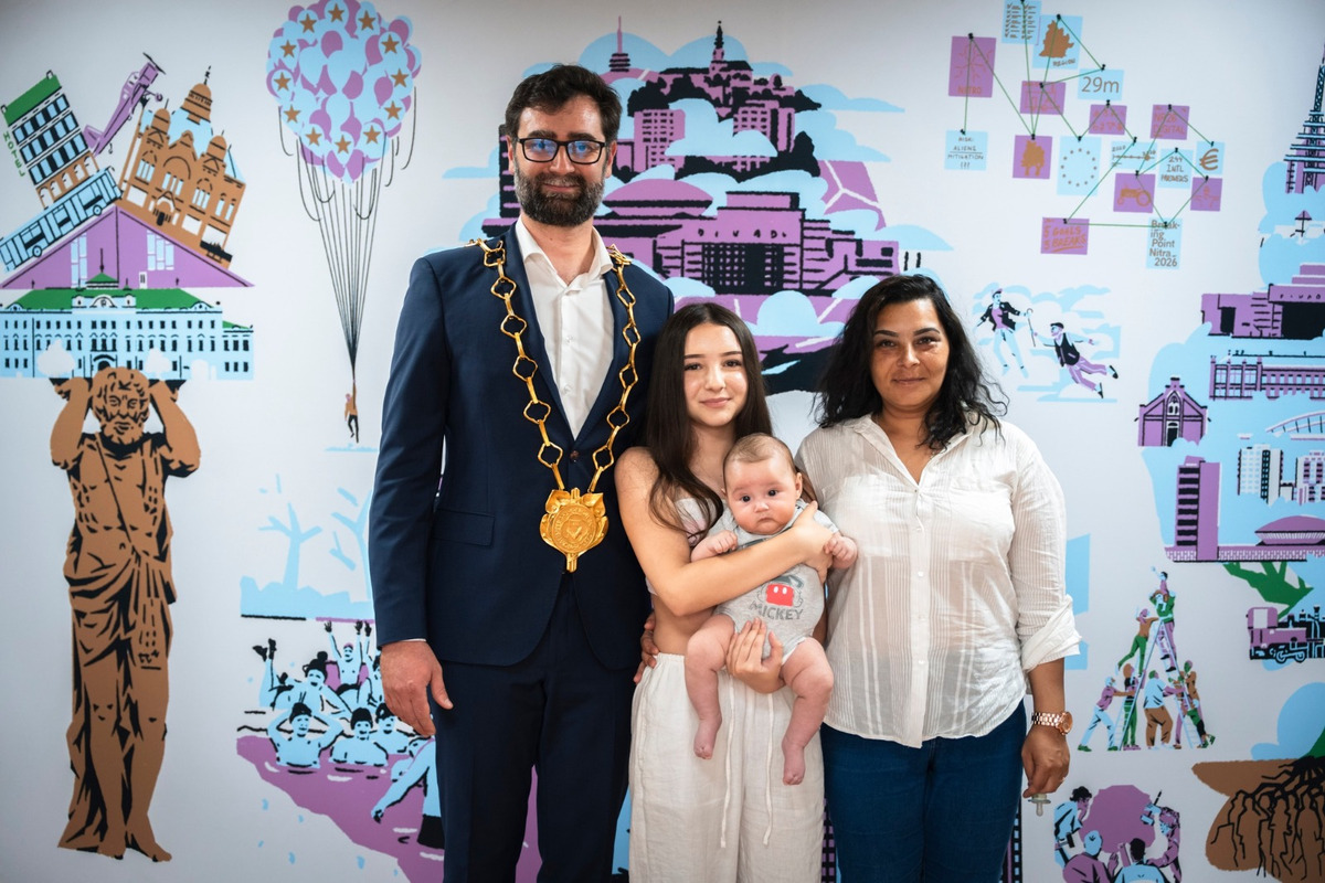 FOTO: Mesto Nitra oficiálne privítalo novonarodené deti. Ako získať príspevok a pozvánku?, foto 7