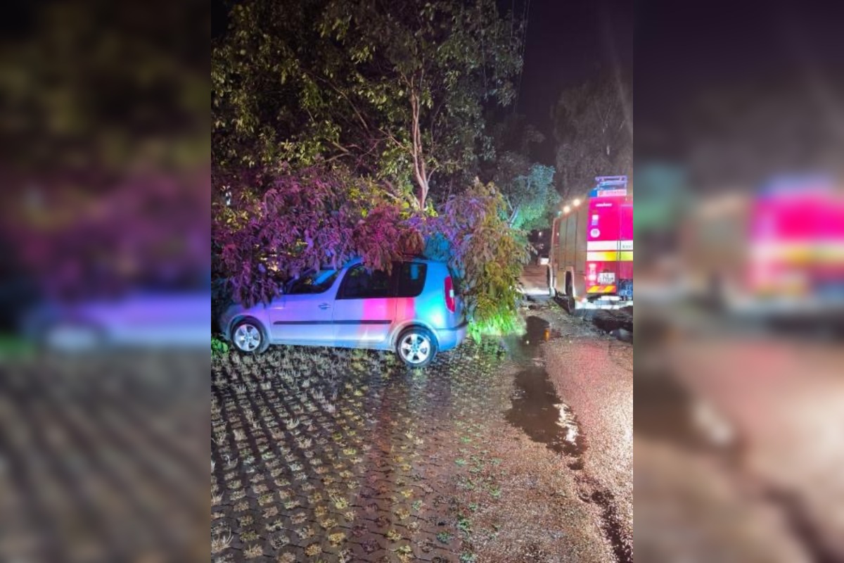 Foto: Búrky potrápili obyvateľov Nitrianskeho kraja, hasiči mali plné ruky práce, foto 10