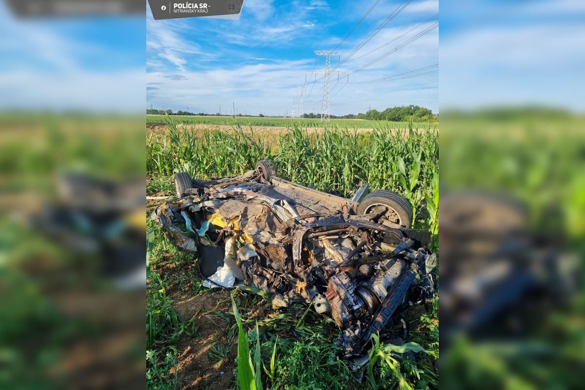 FOTO: Tragická dopravná nehoda v okrese Levice. Mladík neprežil náraz do stromu, foto 2