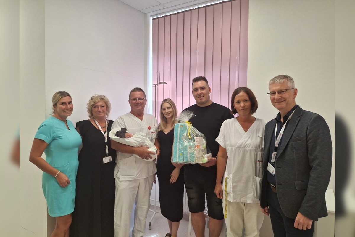 FOTO: Tamarka je 500. bábätko narodené v roku 2025 v levickej nemocnici, foto 2