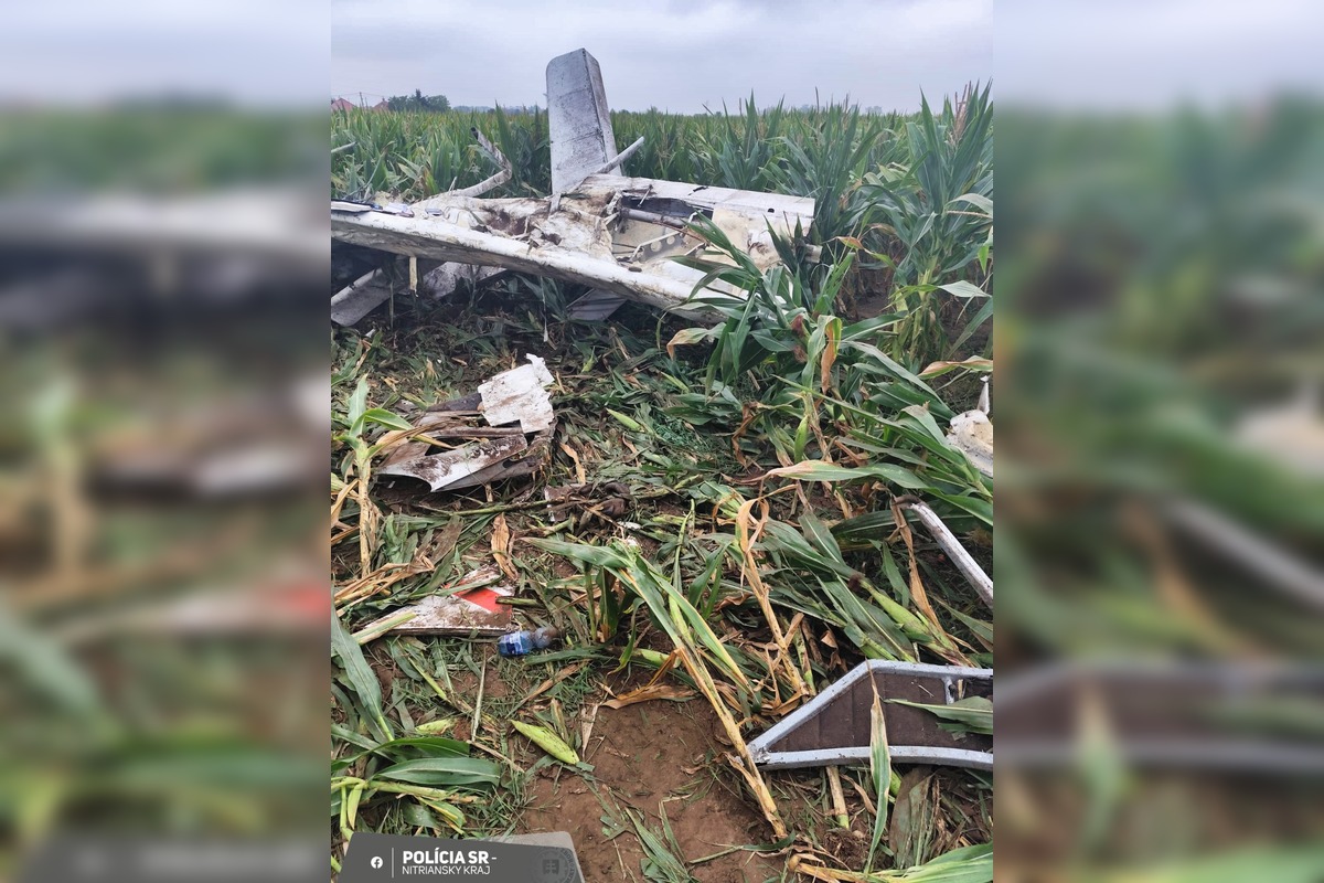 FOTO: Pri Nových Zámkoch spadlo malé lietadlo, pilot zraneniam podľahol, foto 3