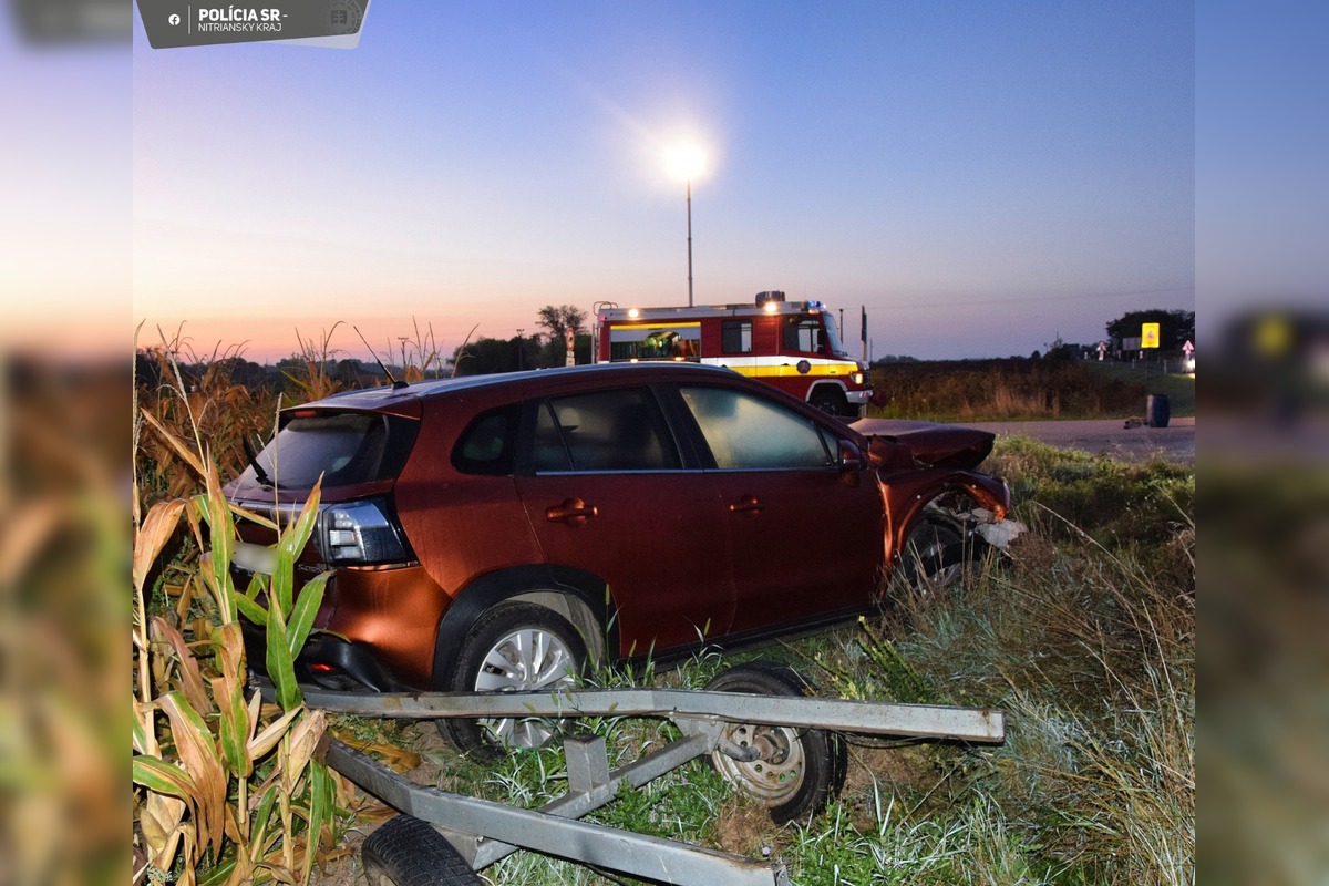 FOTO: Nehoda pri Nových Zámkoch si vyžiadala život 20-ročného dievčaťa, foto 6