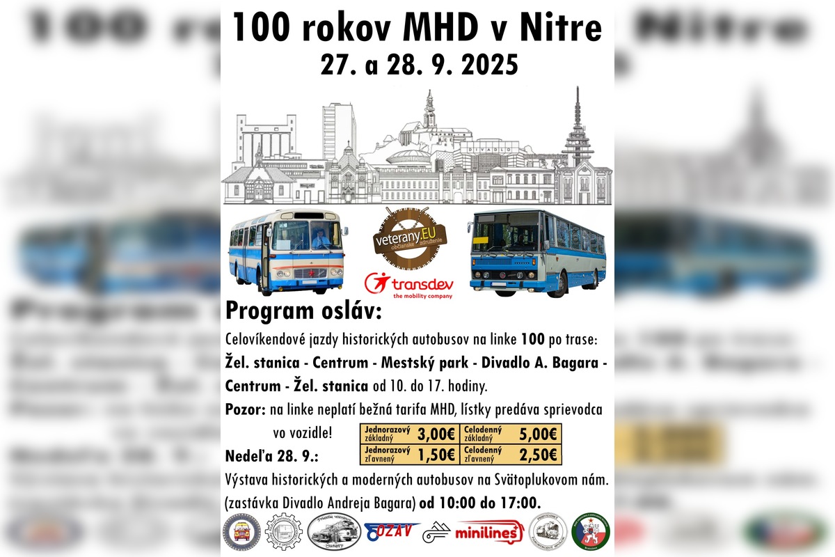 FOTO: Posledný septembrový víkend v Nitre a okolí prinesie históriu MHD, rínek, rozmanitosť aj špeciálny víkend so psami, foto 6