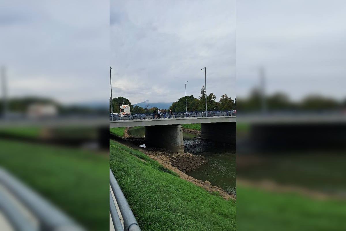 FOTO: Rieka v Nitre je takmer bez vody, foto 2