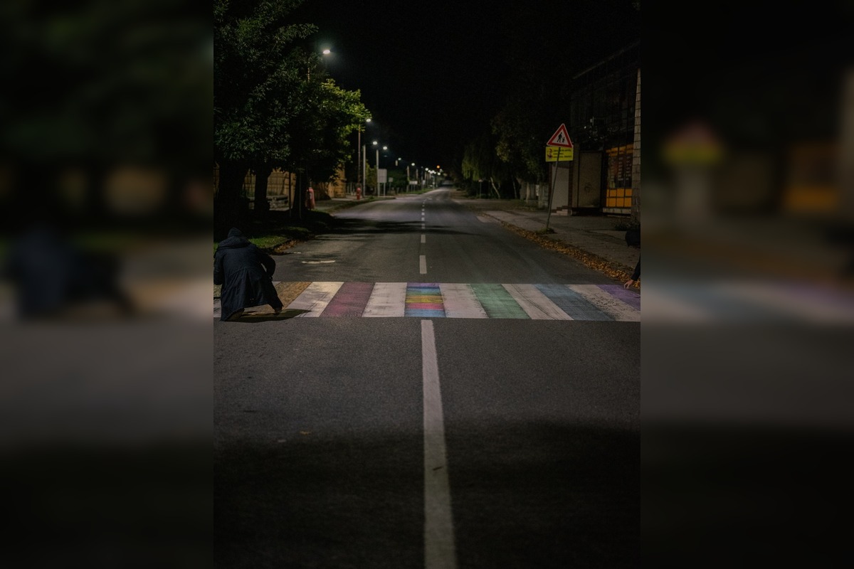 FOTO: V Zlatých Moravciach a ďalších mestách sa objavili dúhové priechody pre chodcov, foto 3