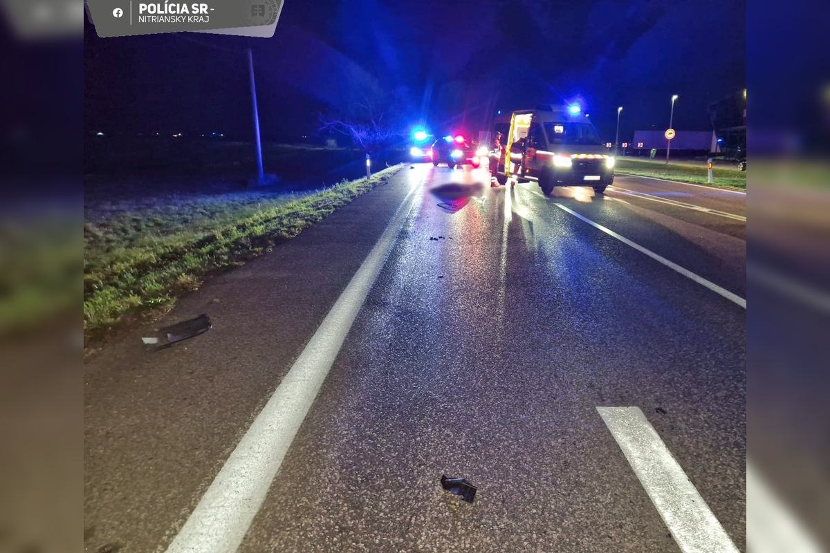 FOTO: Nitriansky kraj zasiahli počas sviatkov ťažké nehody. Zomrel chodec a dve 18-ročné osoby, foto 1