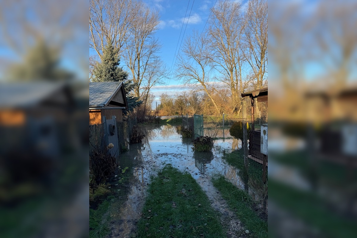 FOTO: V Kalnej nad Hronom zaplavilo rekreačný areál Ostrov pohybu, foto 2
