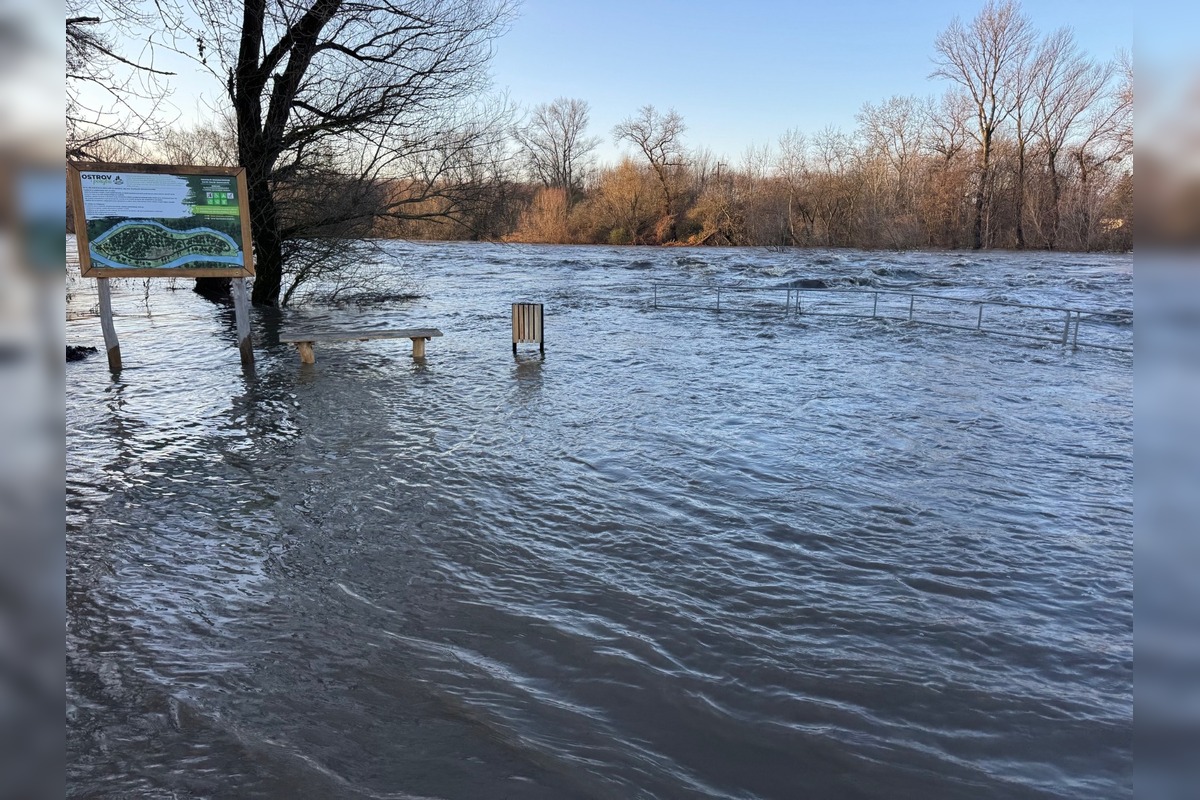 FOTO: V Kalnej nad Hronom zaplavilo rekreačný areál Ostrov pohybu, foto 5