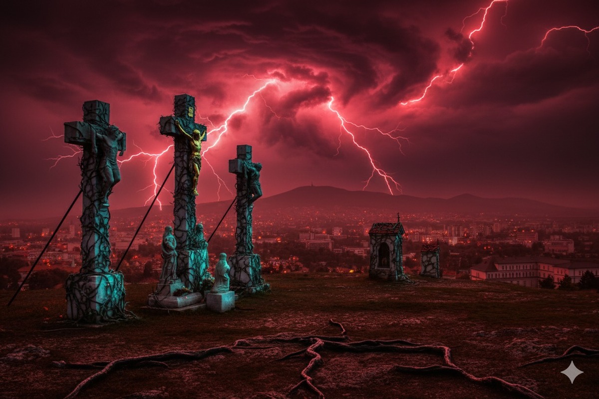 FOTO: Takto by vyzerala Nitra v seriáli Stranger Things, internet zaplavili desivé vizuály umelej inteligencie, foto 2