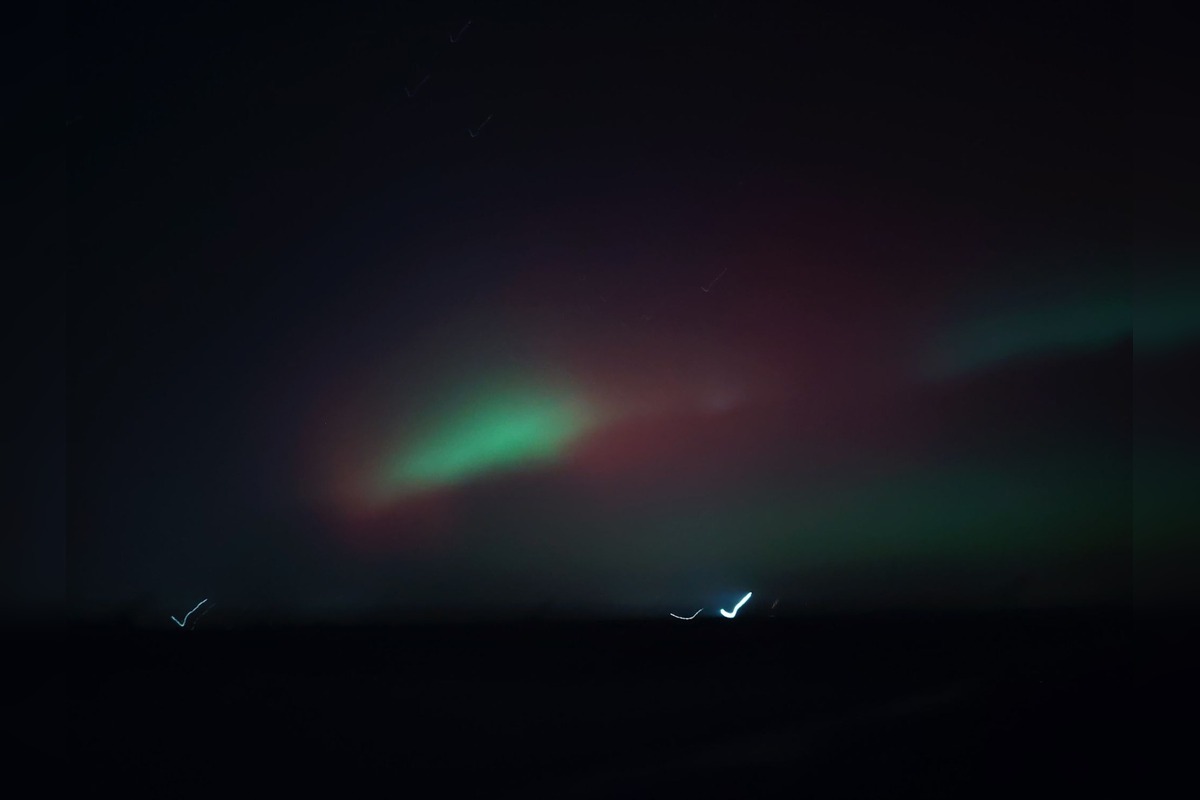 FOTO: Aj Nitriansky kraj zažil nezabudnuteľnú noc ako spoza polárneho kruhu, polárna žiara spôsobila nevídané divadlo, foto 14