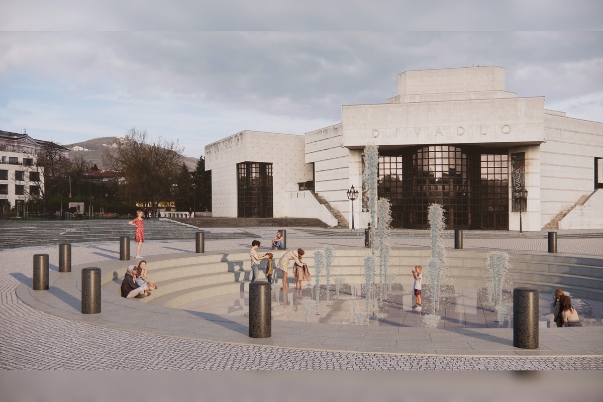 FOTO: Fontánu na Svätoplukovom námestí čaká komplexná obnova. Takto bude vyzerať, foto 3