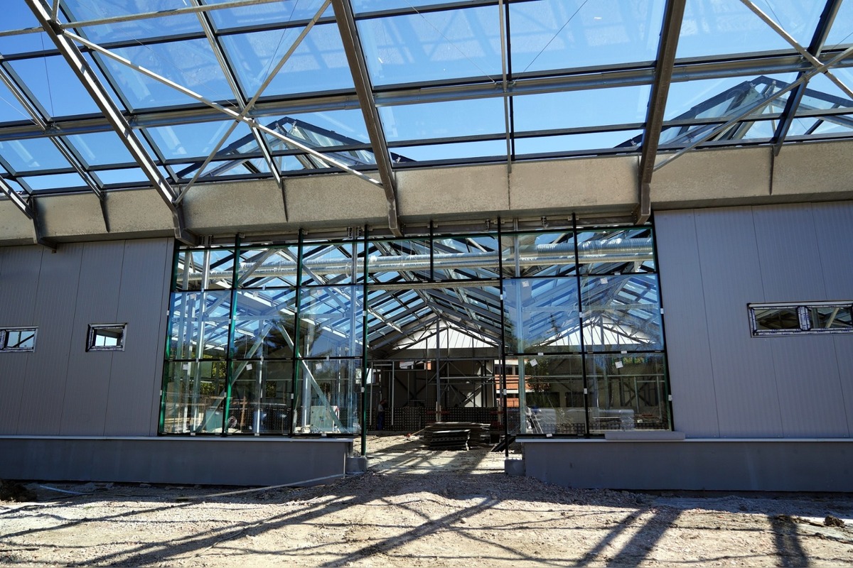 FOTO: V areáli SPU v Nitre rastie Biodom , foto 2