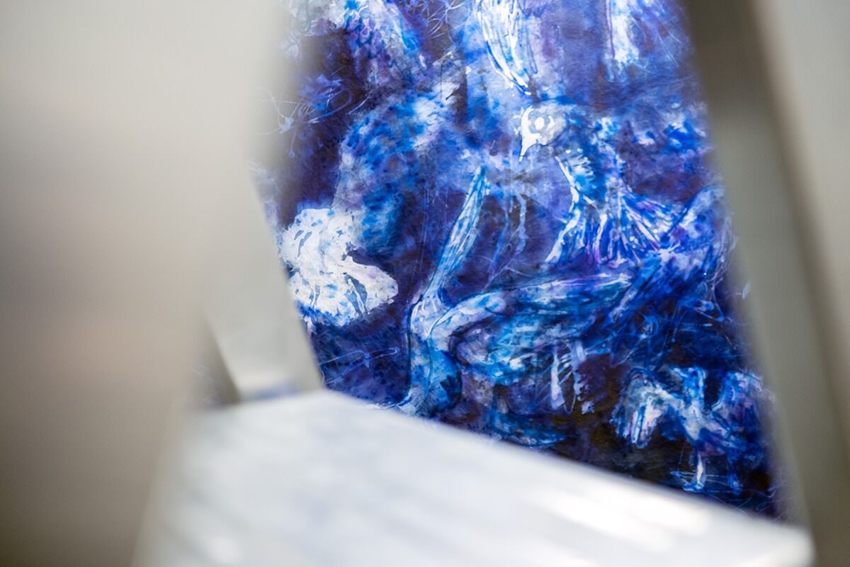 FOTO: Príprava výstavy Bludičky v Nitrianskej galérii, foto 2