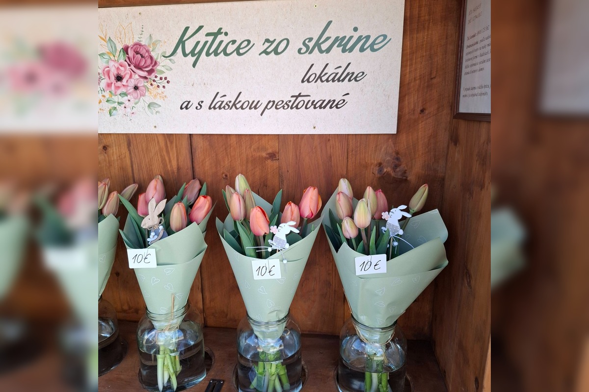FOTO: V Dolných Lefantovciach pribudol samoobslužný stánok s kvetmi, foto 1