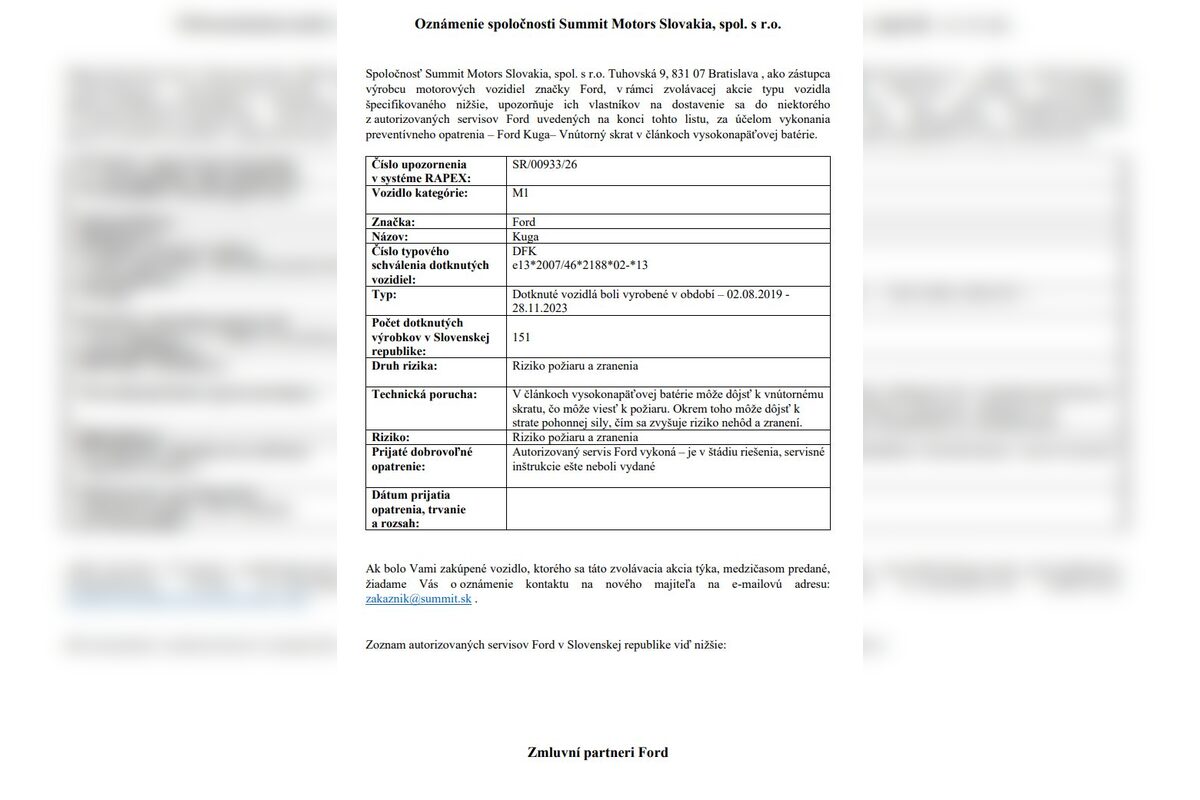 FOTO: Pozor, tieto autá môžu byť nebezpečné! SOI zverejnila zoznam, majitelia by mali okamžite konať, foto 1