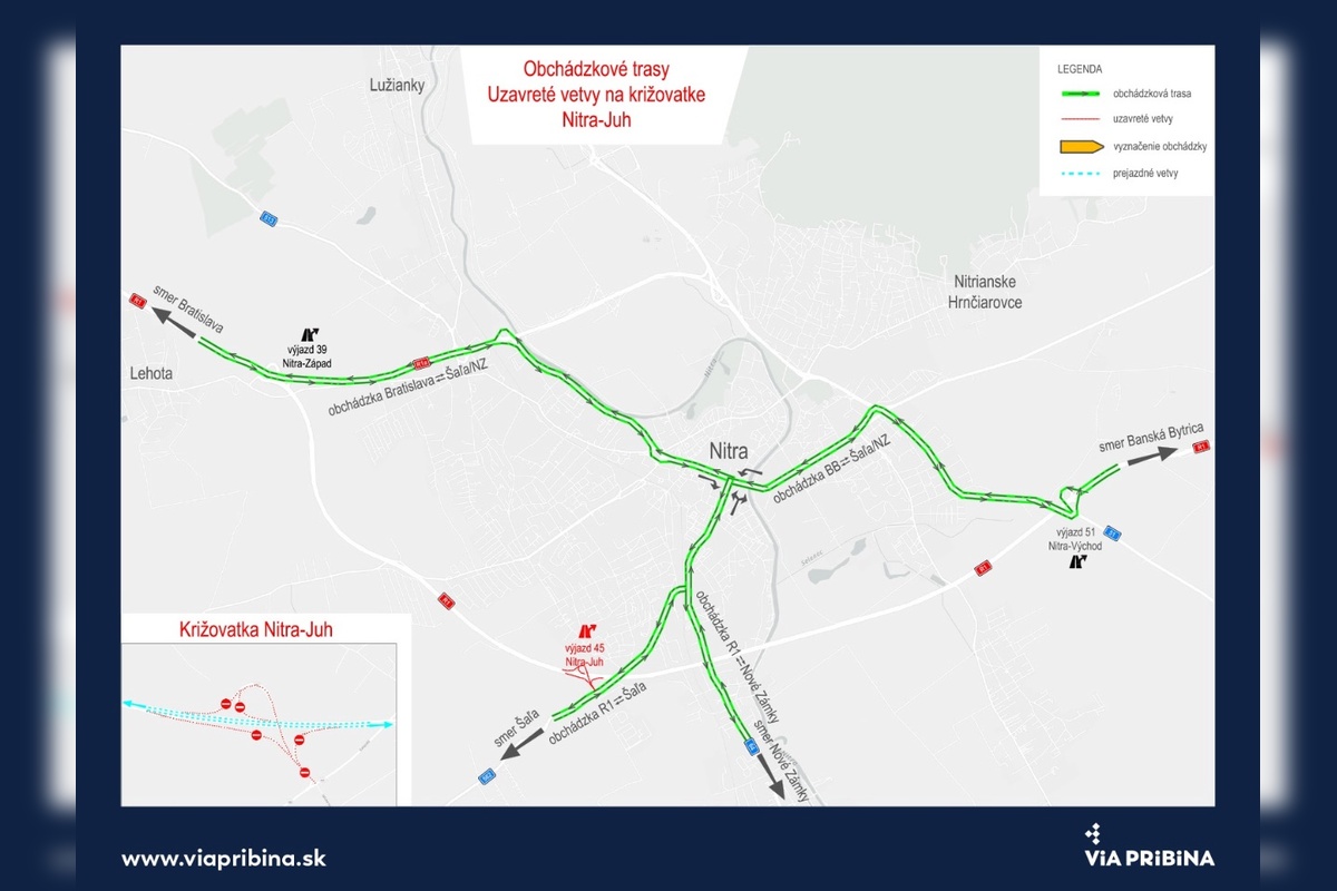 FOTO: Uzávierky pri Nitre pokračujú, vodičov čakajú obchádzky, foto 4
