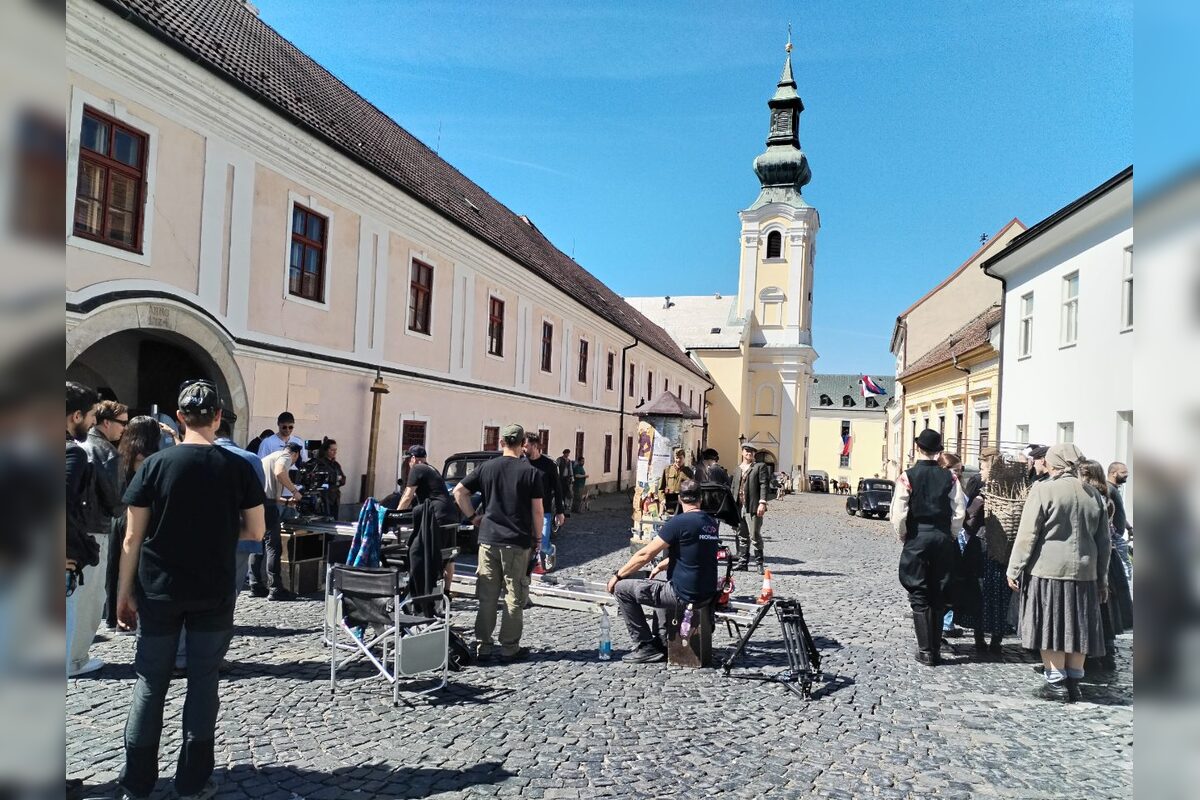 FOTO: Nakrúcanie filmu Autobus do Vlčích dier v Nitre, foto 2