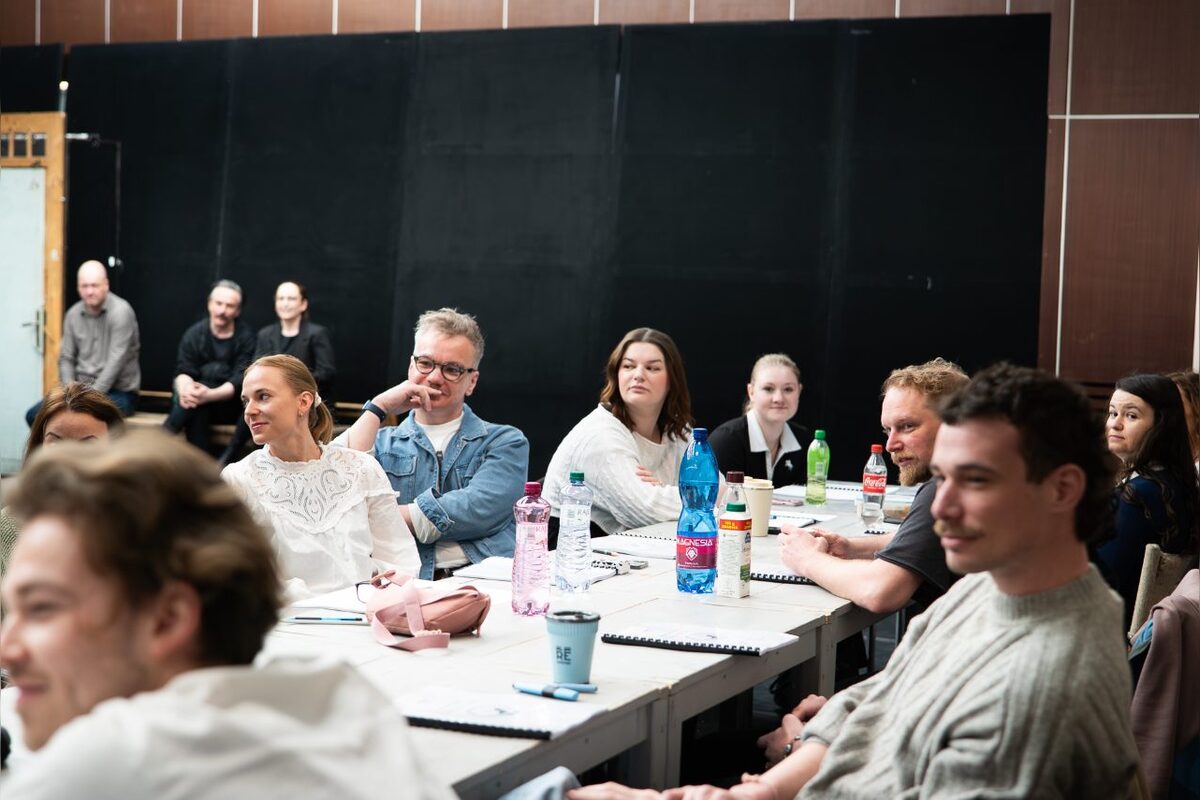 FOTO: Príprava inscenácie Zbabraný Peter Pan, foto 2