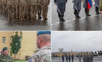 FOTO: Slávnostné privítanie vojakov a vojačiek zo zahraničných misií v Leviciach