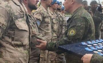 FOTO: Slávnostné privítanie vojakov a vojačiek zo zahraničných misií v Leviciach