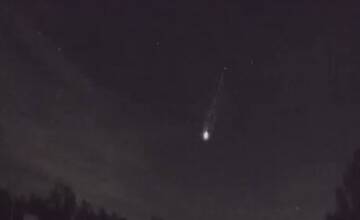 FOTO: Meteor preletel nad Moravou, zachytili ho aj na Slovensku