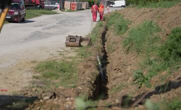 FOTO: Stavebné práce na ceste Stará Jarocká v Nitre